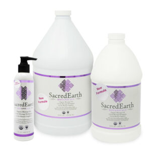 Three Bottles of Sacred Earth Massage Oil
