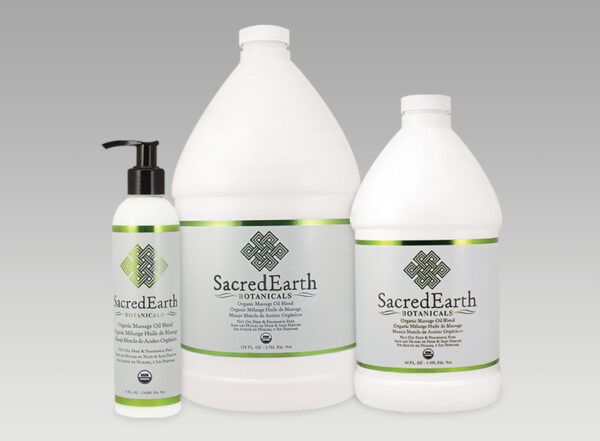 Sacred Earth Botanicals Certified Organic Massage Oil Blend