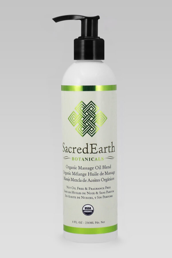Certified Organic Massage Oil Blend Sacred Earth Botanicals