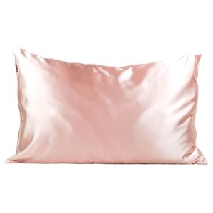 Satin Pillowcase by Kitsch, Blush