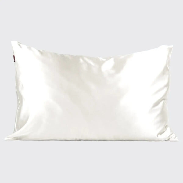 Satin Pillowcase by Kitsch, Ivory