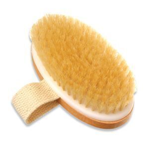 Body Brush, Removable Handle Natural Bristle