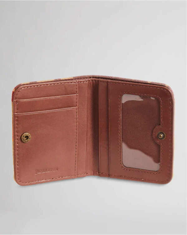 Snap Wallet, Mission Trails with Leather by Pendleton